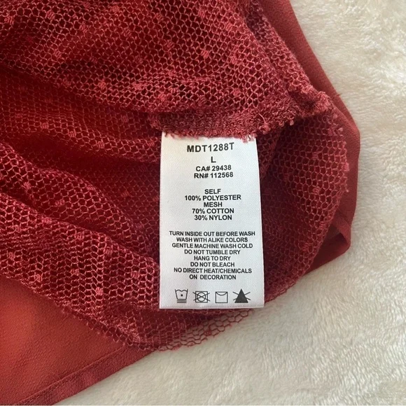 Nwt Miss Me Strappy Embroidered Open-Back Tank Top - Picture 7 of 9